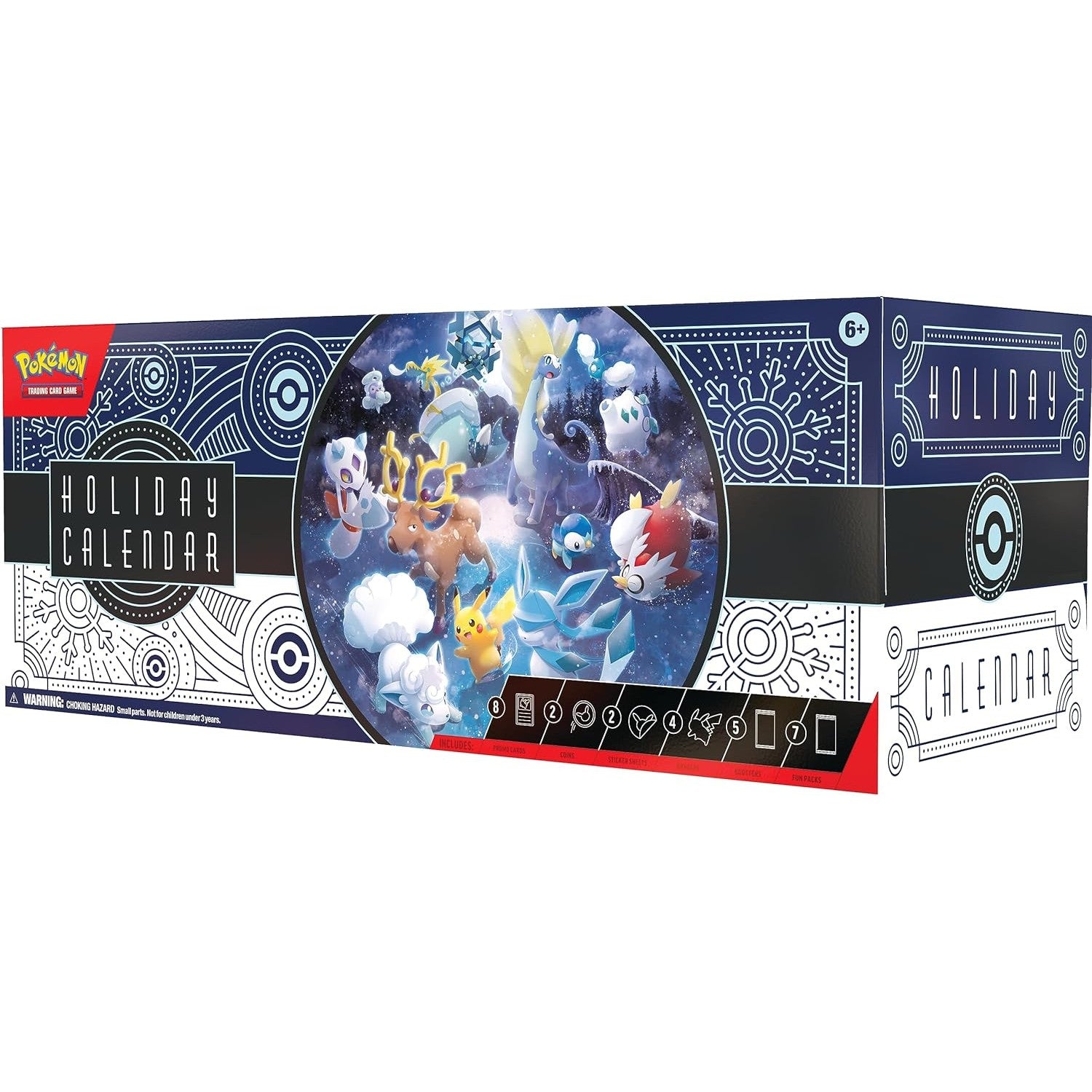 Pokemon TCG 2023 Holiday Calendar - with Foil Cards, Booster Packs & More!