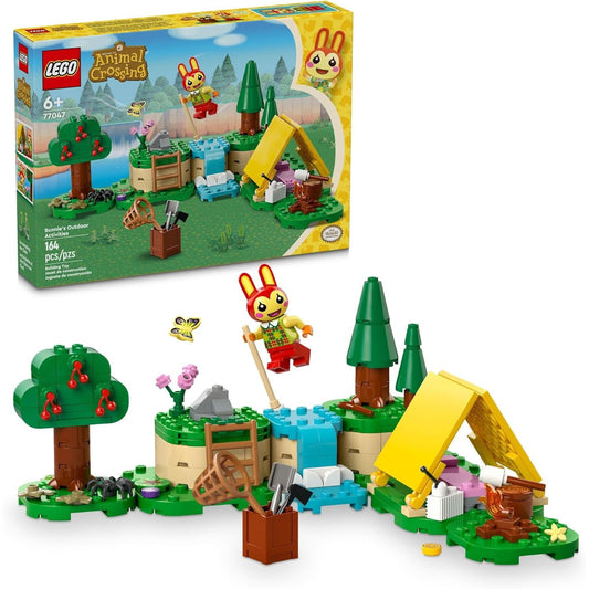 Animal Crossing Bunnie's Outdoor Activities Building Toy - 164 Pieces, Minifigure, Ages 6+ - LEGO #77047