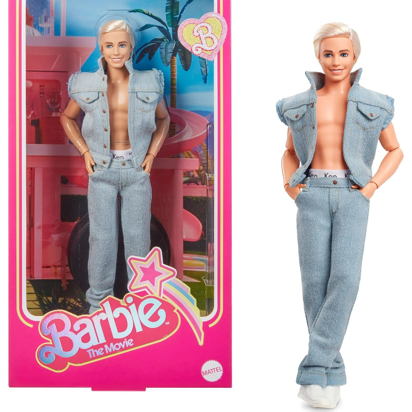 Barbie: The Movie Ken Doll Denim Outfit - Mattel