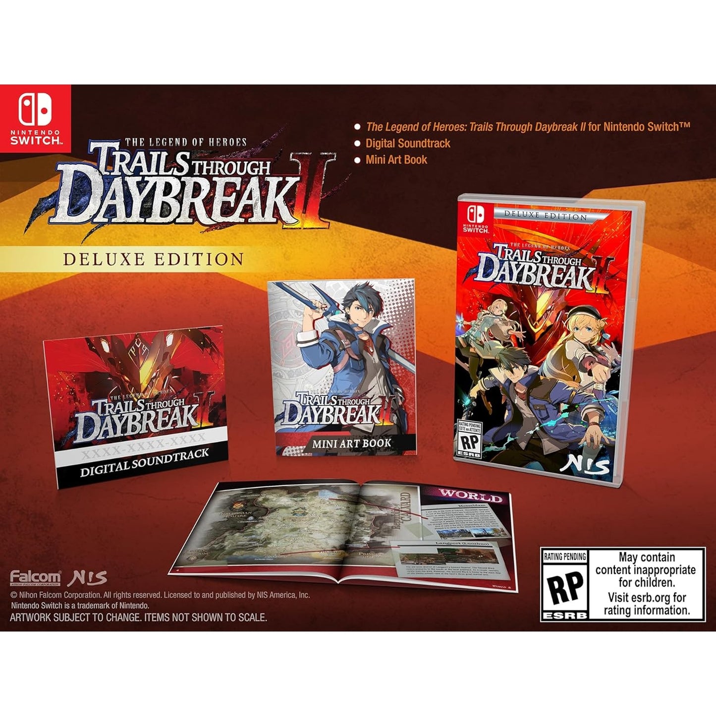 Legend of Heroes: Trails Through Daybreak II Deluxe Edition - Nintendo Switch - NIS America