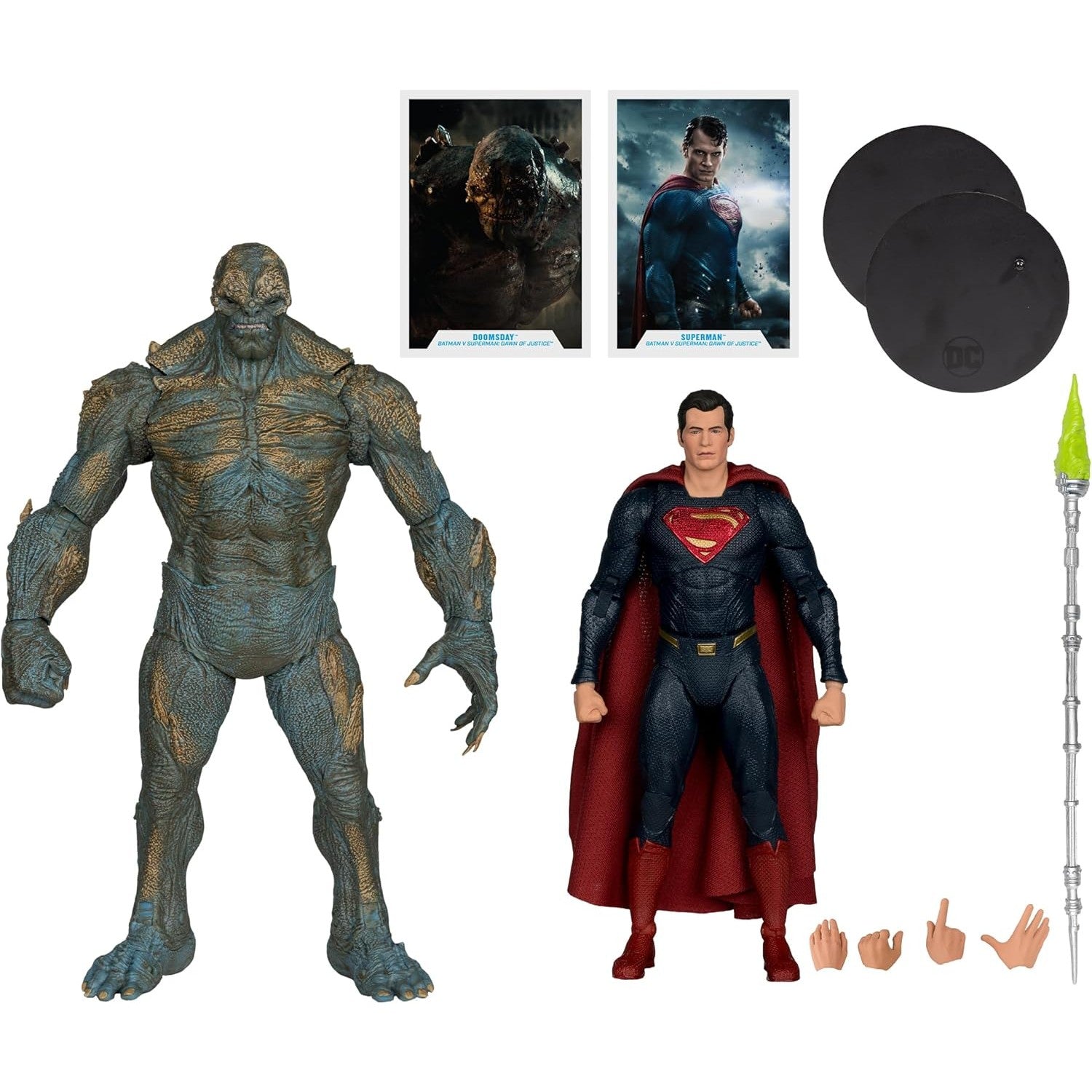 DC Multiverse Doomsday vs. Superman Batman v Superman: Dawn of Justice 7" Action Figure 2-Pack - McFarlane Toys