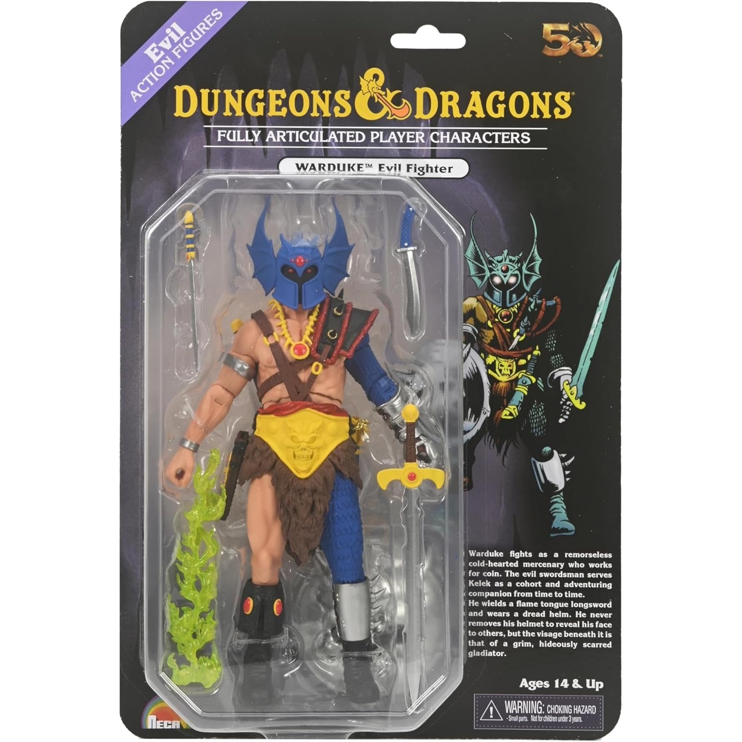 Dungeons & Dragons 50th Anniversary Warduke Action Figure - NECA