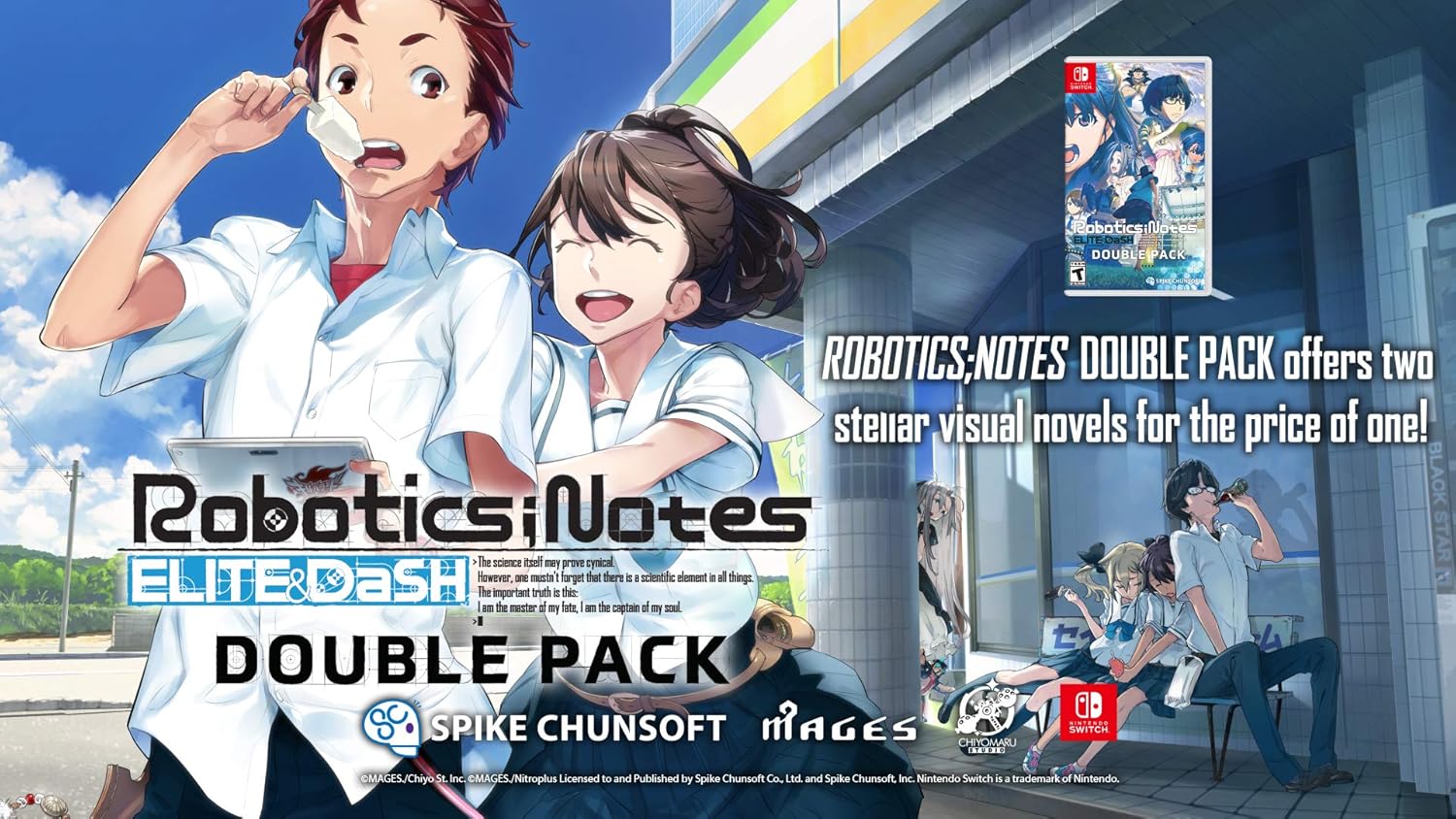 Robotics;Notes Elite & DaSH Double Pack - Nintendo Switch - Spike Chunsoft