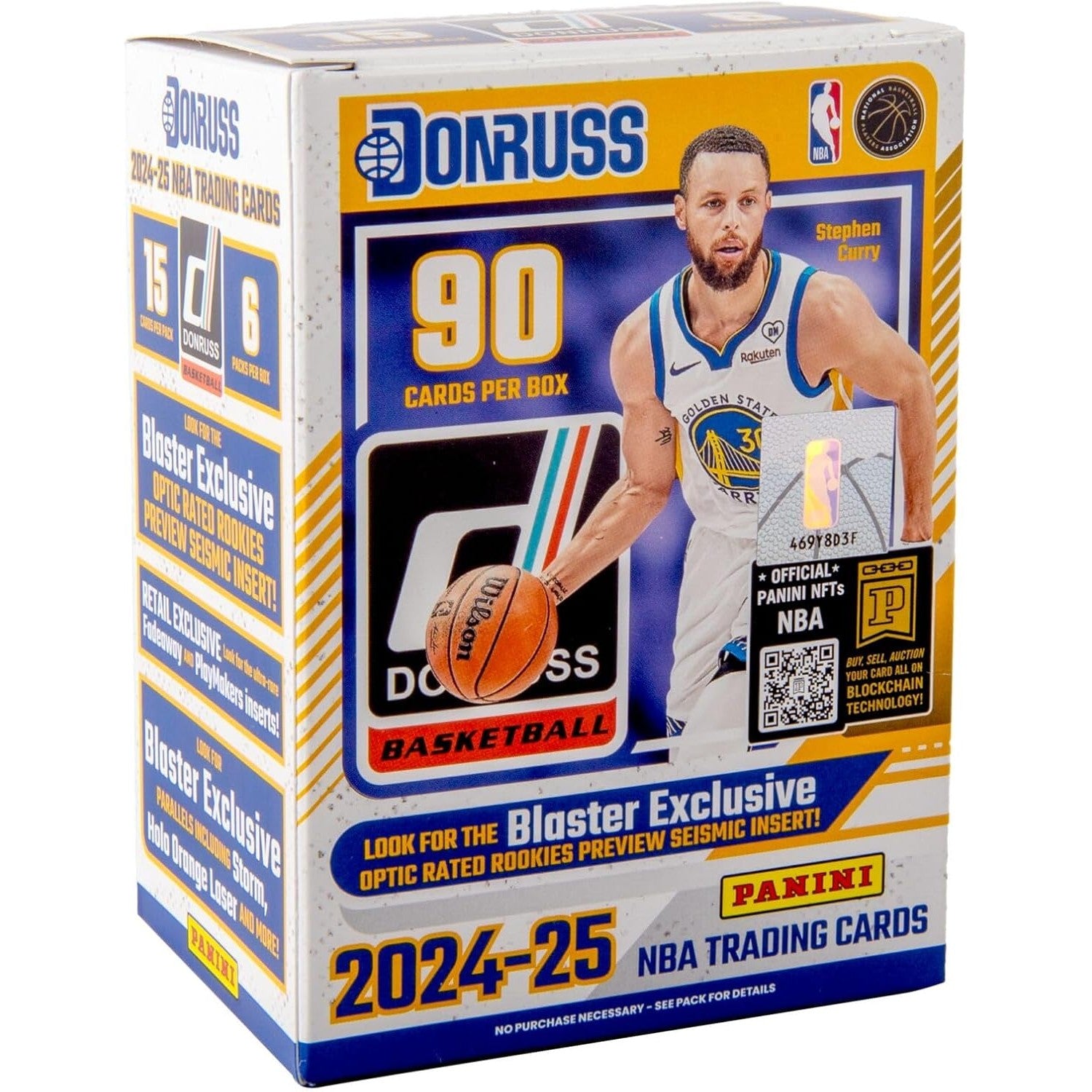 nba booster box 2024-25 Donruss NBA Basketball Blaster Box - 6 Packs, 90 Cards