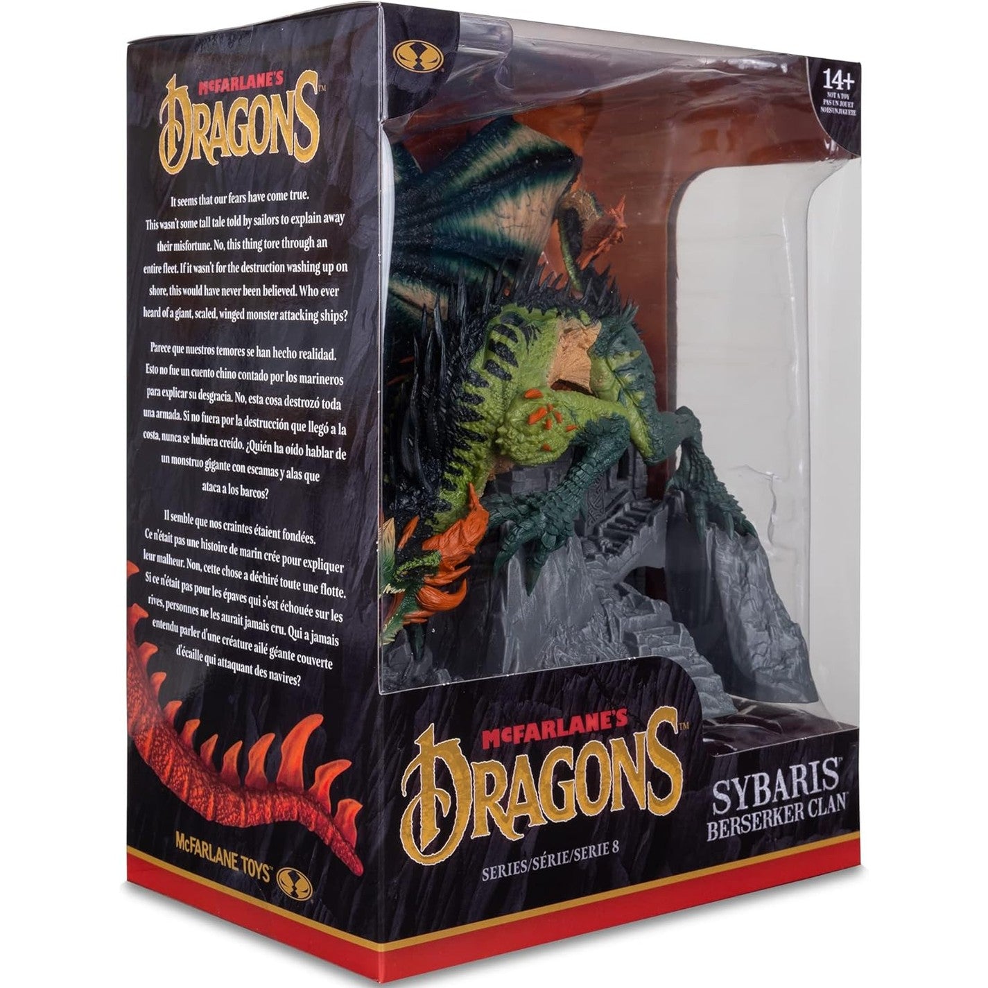 McFarlane's Dragons Series 8 Sybaris Berserker Clan Dragon Statue - McFarlane Toys