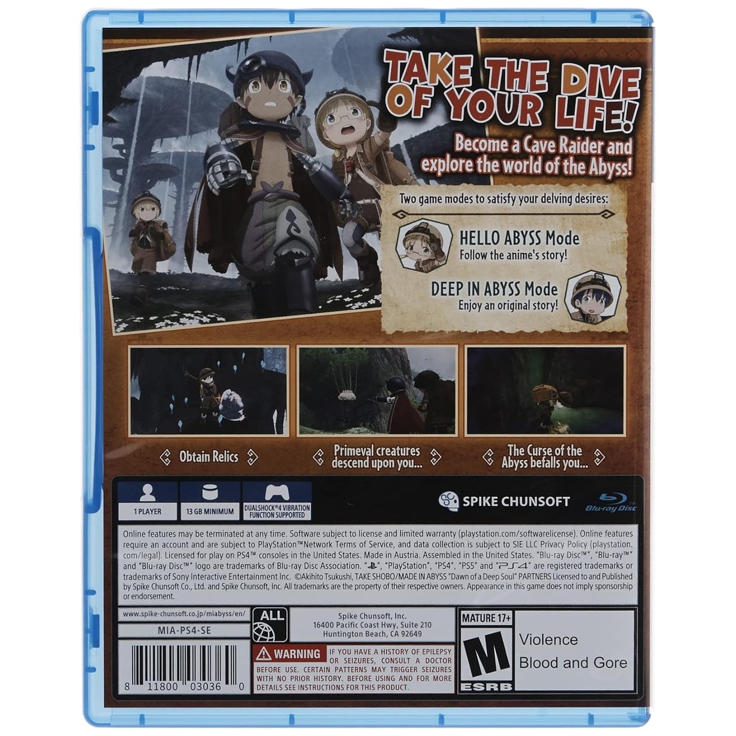 Made in Abyss: Binary Star Falling into Darkness - PlayStation 4 - Spike Chunsoft