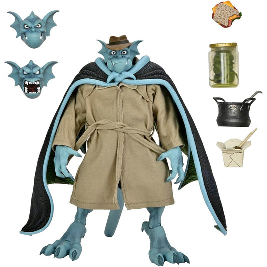 Gargoyles Detective Broadway "Silver Falcon" Closed Wings Action Figure - NECA, Disney