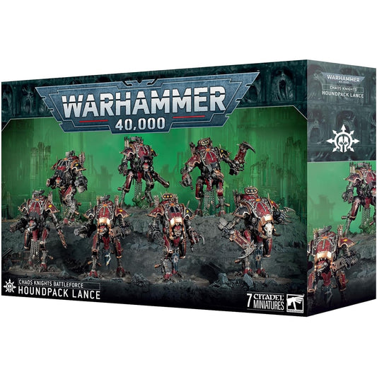Warhammer 40,000 Chaos Knights Battleforce Houndpack Lance - 7 Citadel Miniatures - Games Workshop
