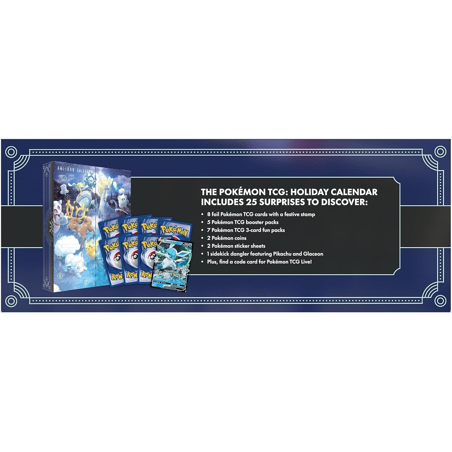 Pokemon TCG 2023 Holiday Calendar - with Foil Cards, Booster Packs & More!