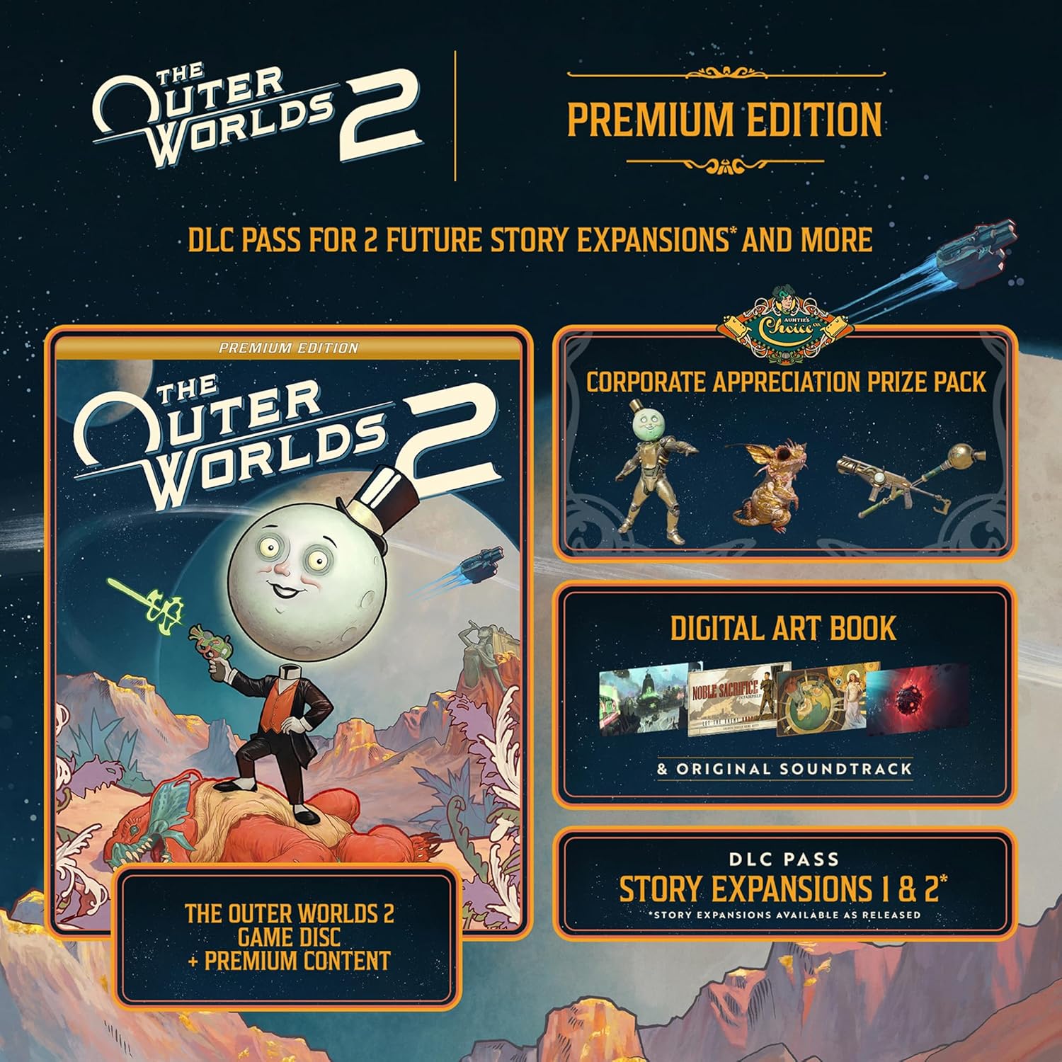 The Outer Worlds 2: Premium Edition - PlayStation 5 - Obsidian, Xbox Game Studios