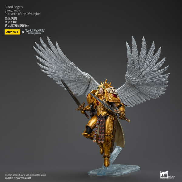 Warhammer 40K: The Horus Heresy Blood Angels Sanguinius Primarch of the IXth Legion 1/18 Action Figure - JOYTOY