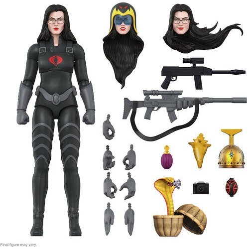 G.I. Joe ULTIMATES! Baroness Black Suit Wave 4 Figure