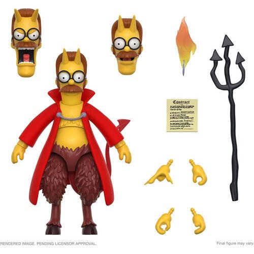 The Simpsons ULTIMATES! Devil Flanders Wave 4 Figure