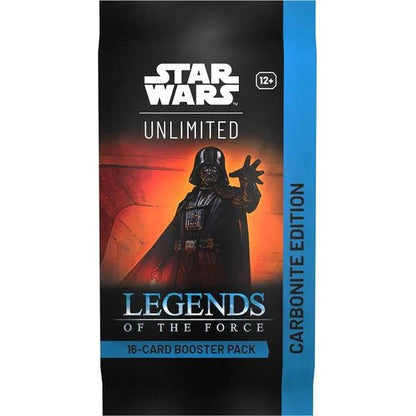 Star Wars: Unlimited TCG Legends of the Force Carbonite Edition Booster Pack - 16 Cards - Fantasy Flight Games