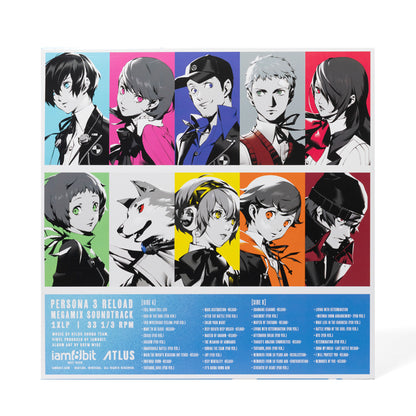 Persona 3 Reload Megamix Original Soundtrack - Blue Colored 12" Vinyl LP Record - Iam8bit