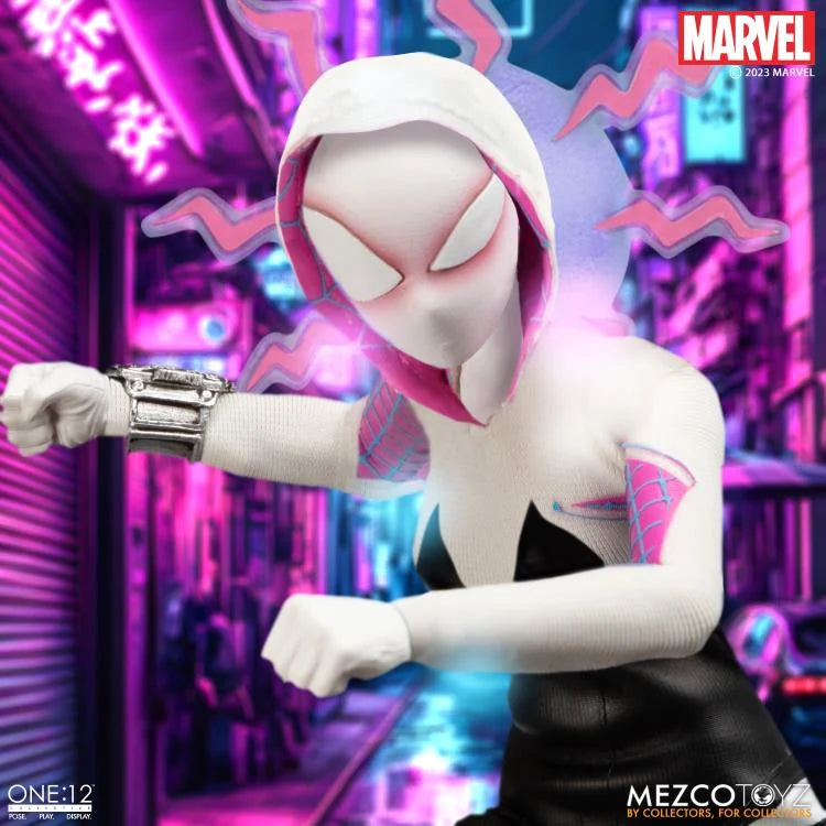 Marvel Comics Ghost Spider Spider-Gwen Action Figure - Mezco Toys - One:12 Collective