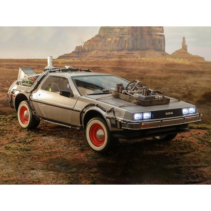 Back to the Future Part III DeLorean Time Machine 1/6th Scale Collectible Vehicle - Hot Toys