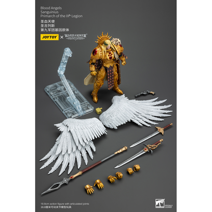 Warhammer 40K: The Horus Heresy Blood Angels Sanguinius Primarch of the IXth Legion 1/18 Action Figure - JOYTOY