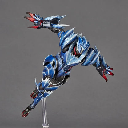 Monster Hunter Rise Hunter Lunagaron Armor Set Action Figure - Kaiyodo - Revoltech Amazing Yamaguchi NR027