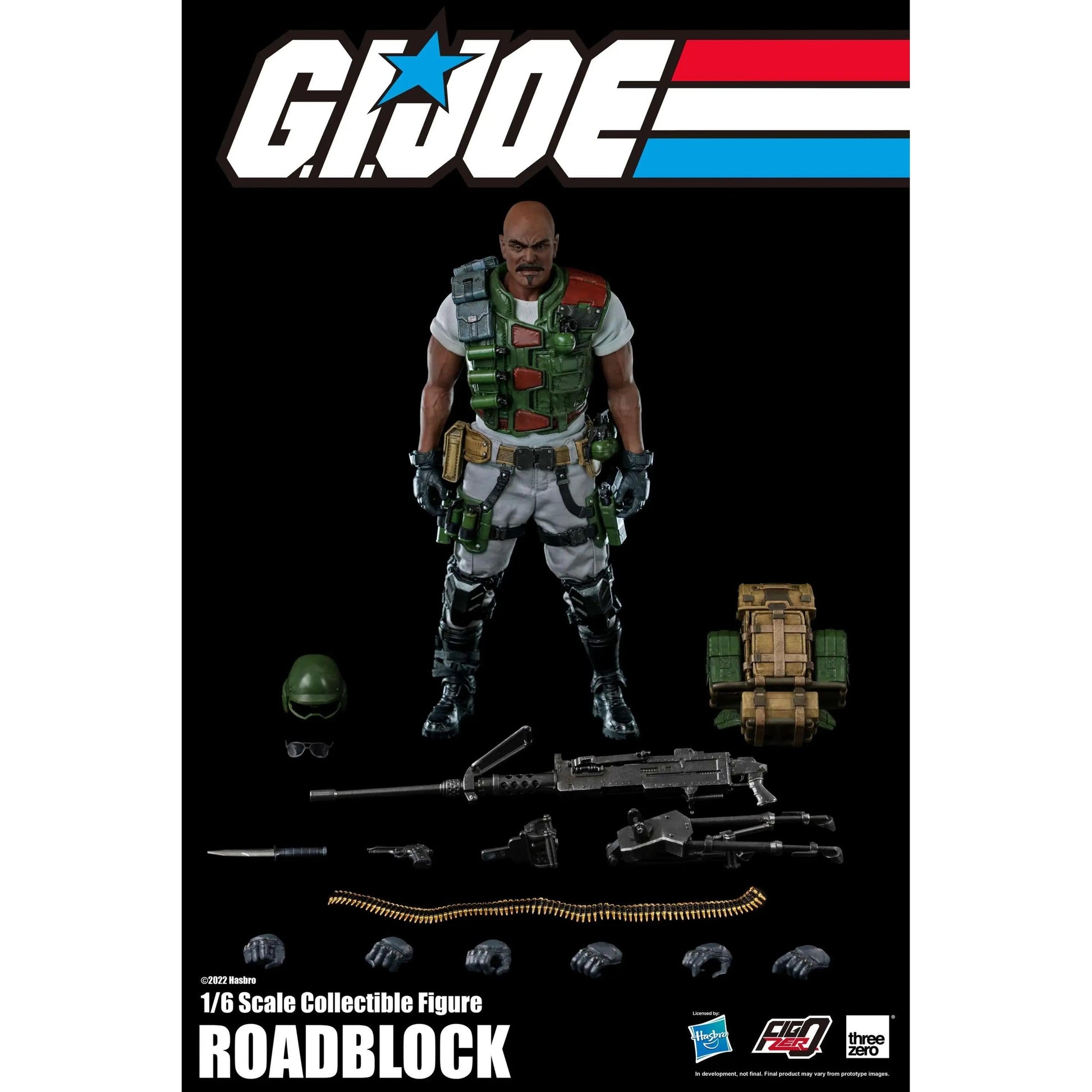 G.I. Joe Roadbock 1/6 Scale Action Figure - ThreeZero, Hasbro