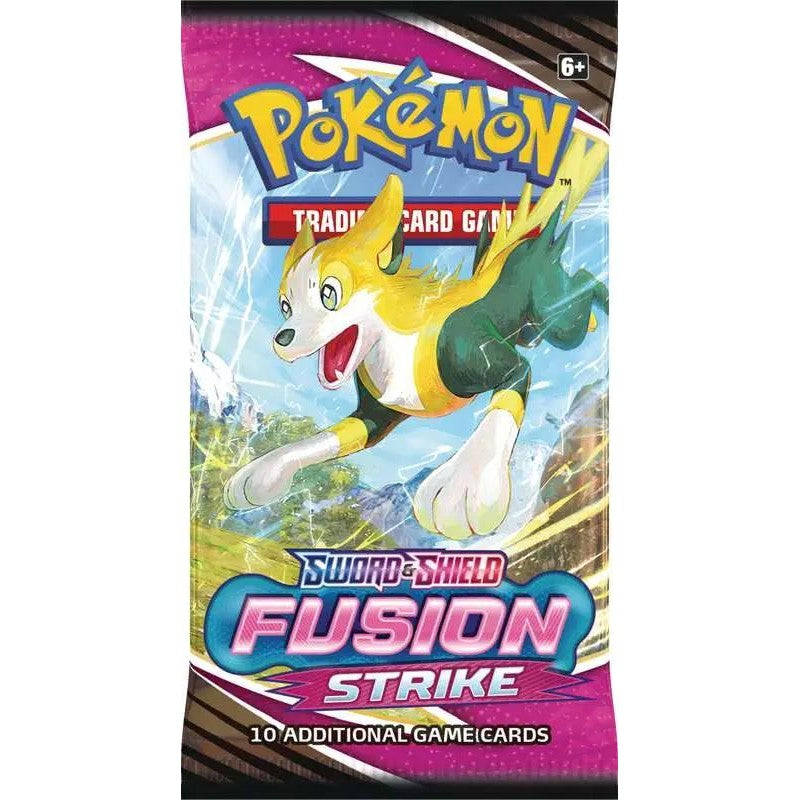 Pokemon TCG: Sword & Shield Fusion Strike Booster Pack - 10 Cards