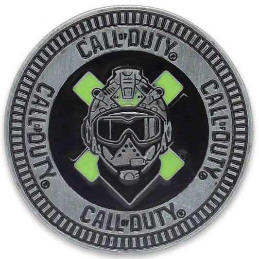 Call Of Duty Adhesive Metal Car Emblem - Officially Licensed by Activision