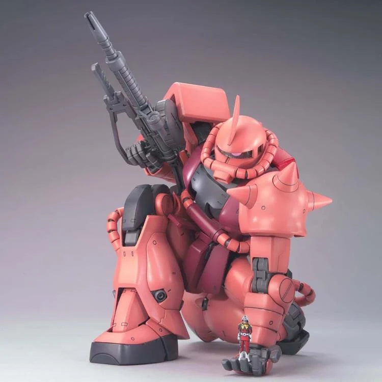 Mobile Suit Gundam Char's Zaku II Ver. 2.0 1/100 Scale Model Kit - Bandai Spirits - Gunpla MG Master Grade