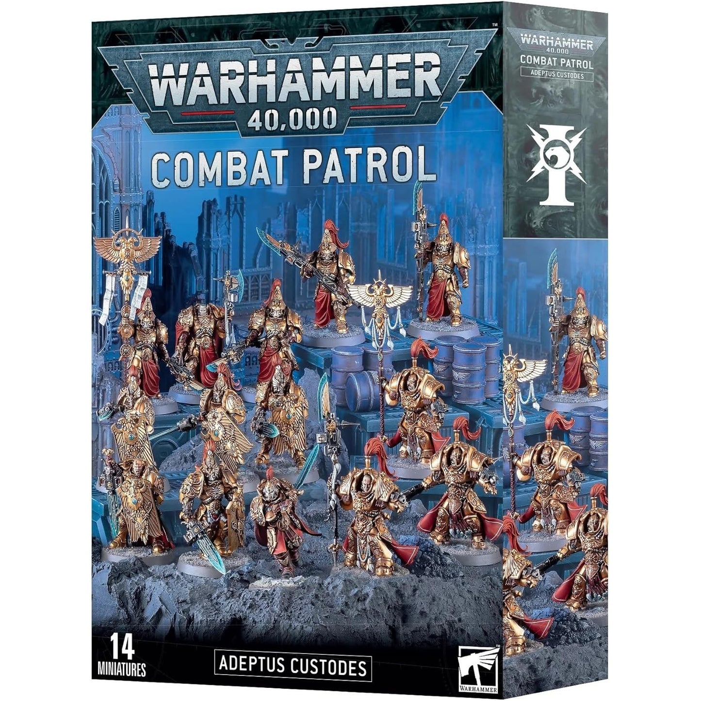 Warhammer 40,000 Combat Patrol Adeptus Custodes - 14 Citadel Miniatures - Games Workshop