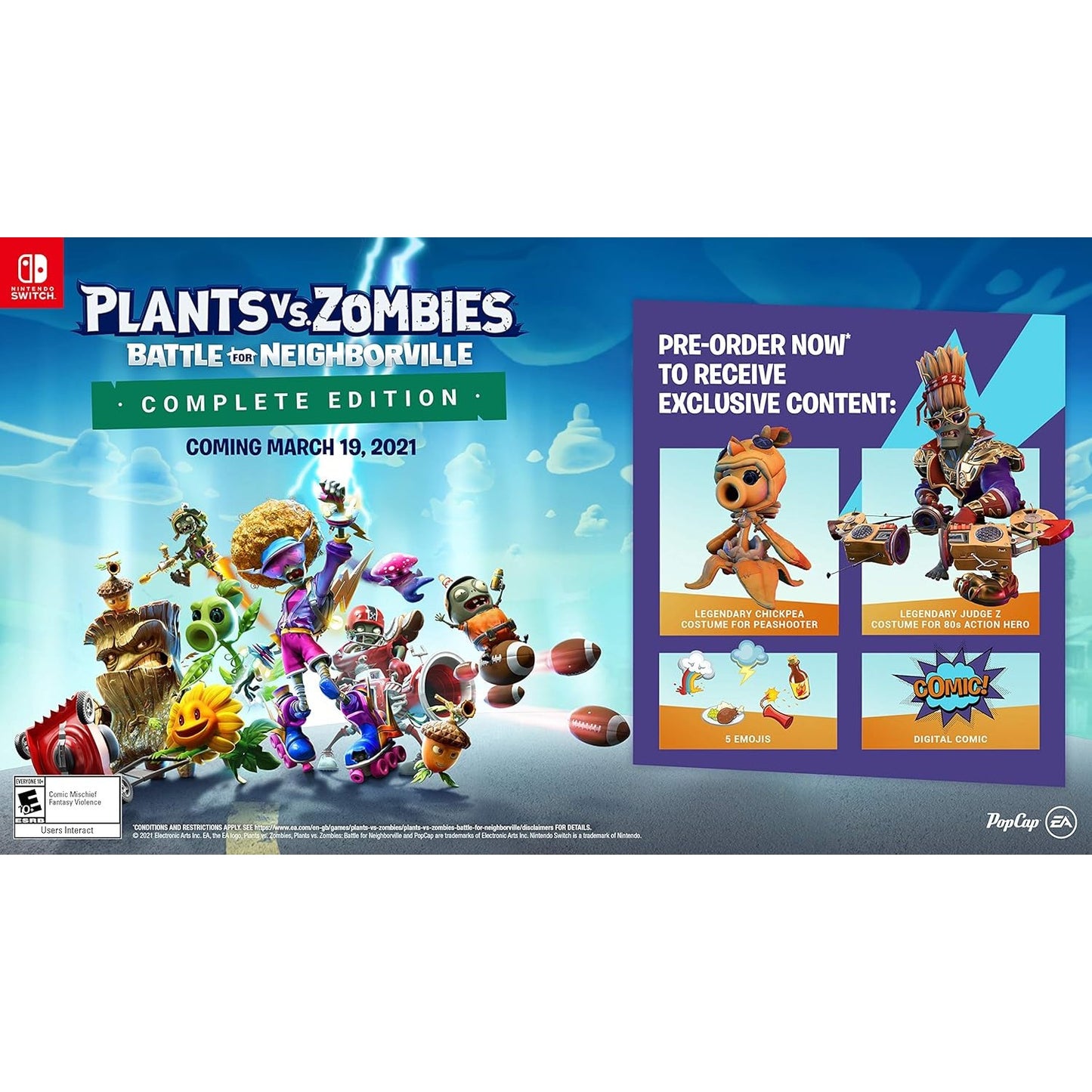 Plants vs. Zombies: Battle for Neighborville Complete Edition - Nintendo Switch - Electronic Arts