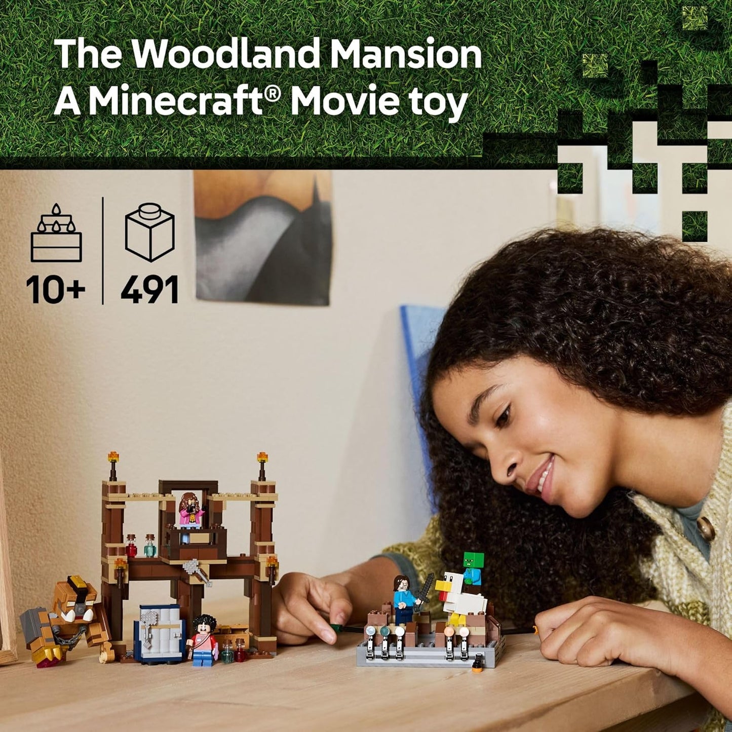 Minecraft Movie Woodland Mansion Fighting Ring Building Toy - LEGO #21272