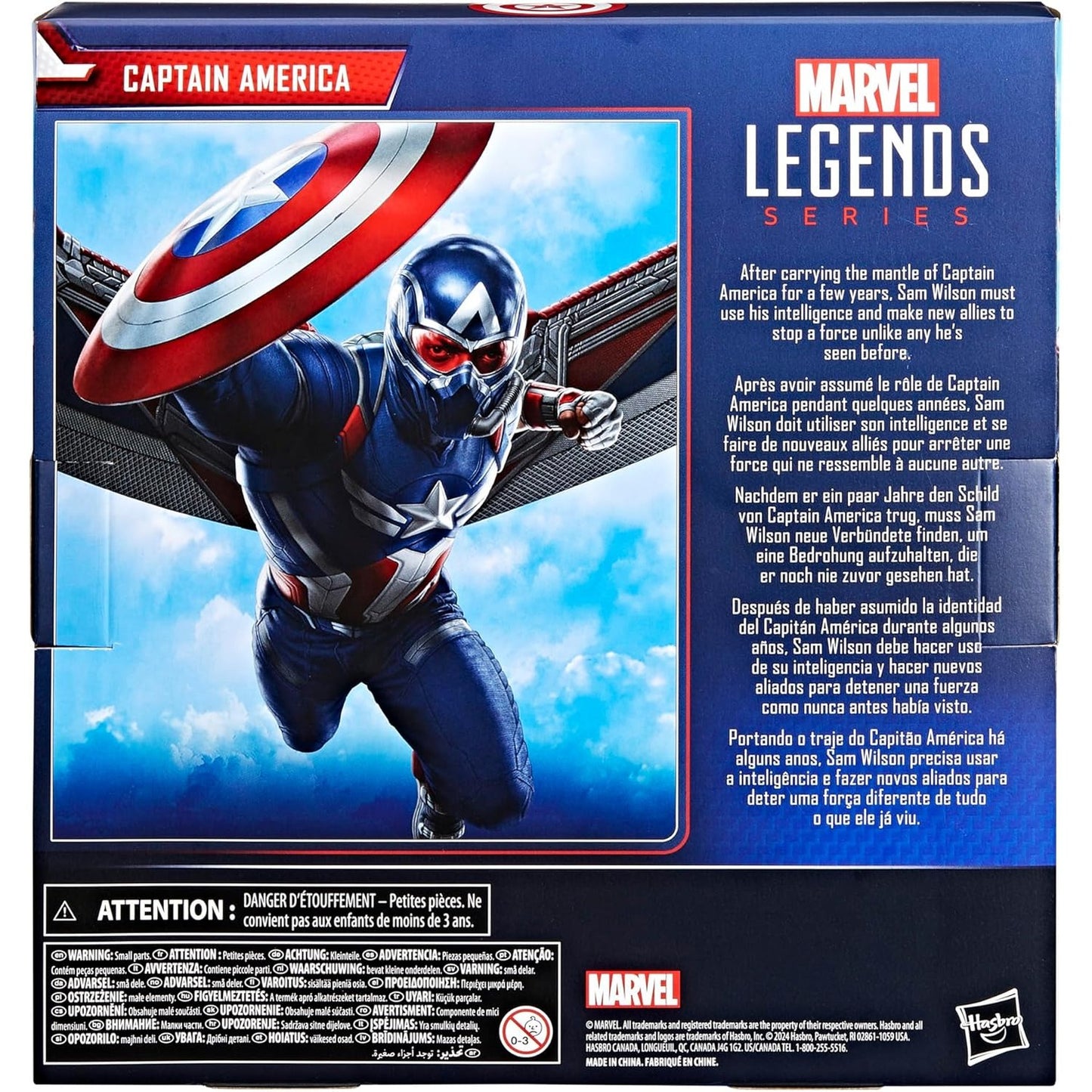 Captain America: Brave New World Captain America Deluxe Action Figure - Hasbro - Marvel Legends