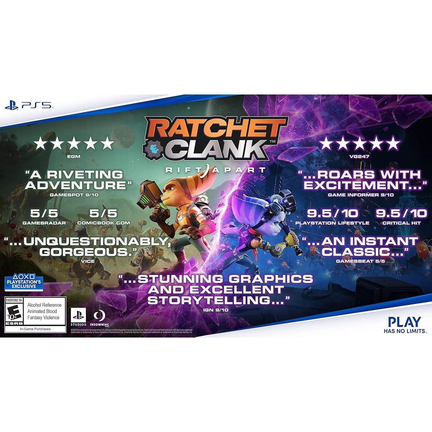 Ratchet & Clank: Rift Apart Launch Edition - PlayStation 5 - Insomniac Games, Sony Interactive Entertainment