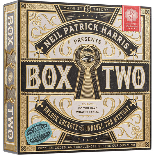 Box TWO by Neil Patrick Harris - Solo Interactive Board Game - theory11