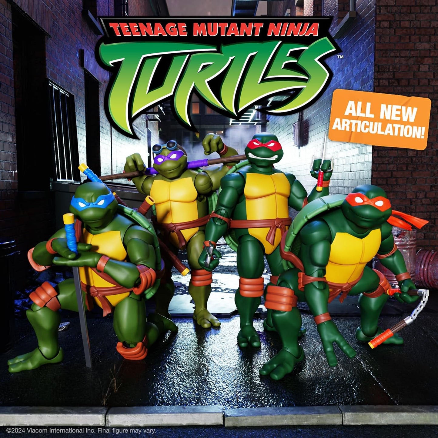 Teenage Mutant Ninja Turtles Leonardo 7" Action Figure - Super7 - ULTIMATES! Wave 12