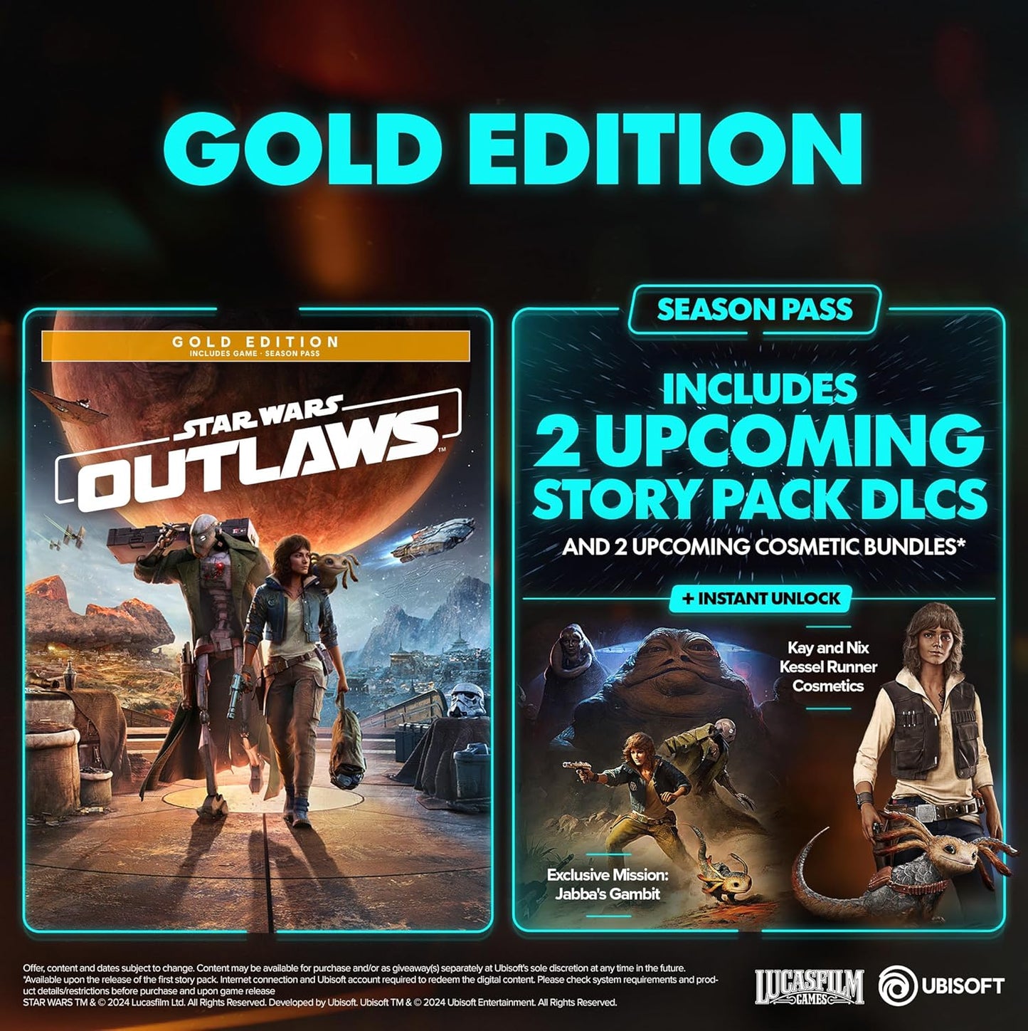 Star Wars Outlaws: Gold Edition - PlayStation 5 - Ubisoft