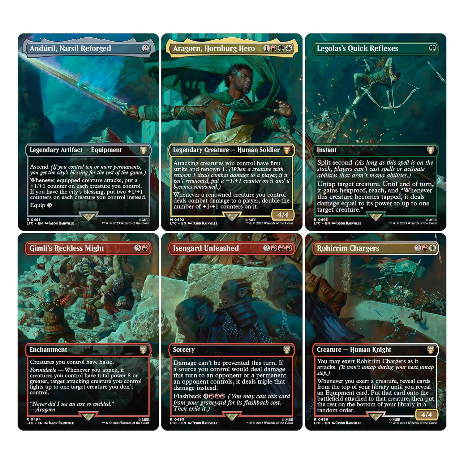 Magic: The Gathering The Lord of the Rings: Tales of Middle Earth - Aragorn at Helm's Deep Scene Box - Wizards of the Coast