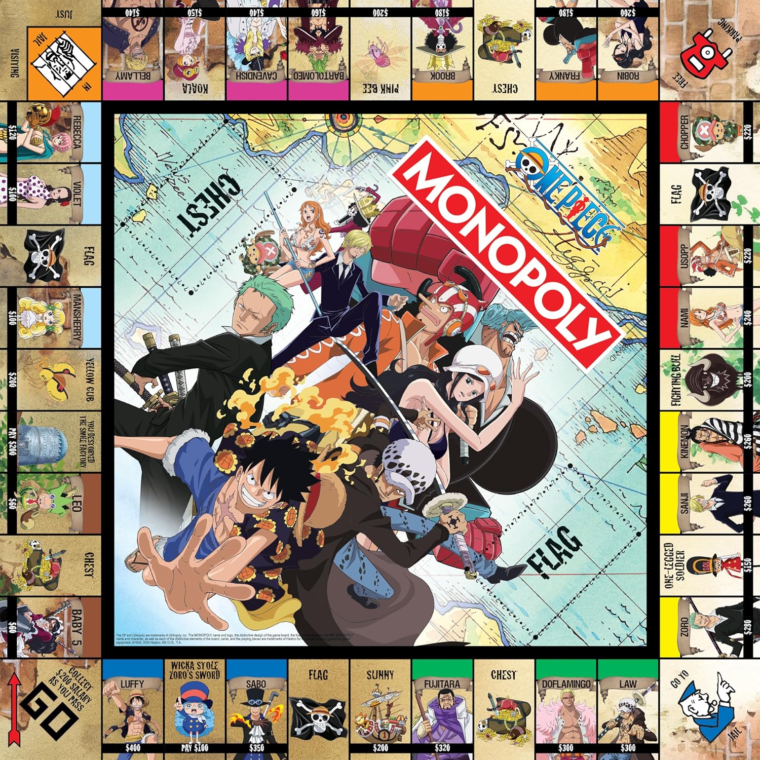 Monopoly: One Piece Edition Board Game - USAopoly