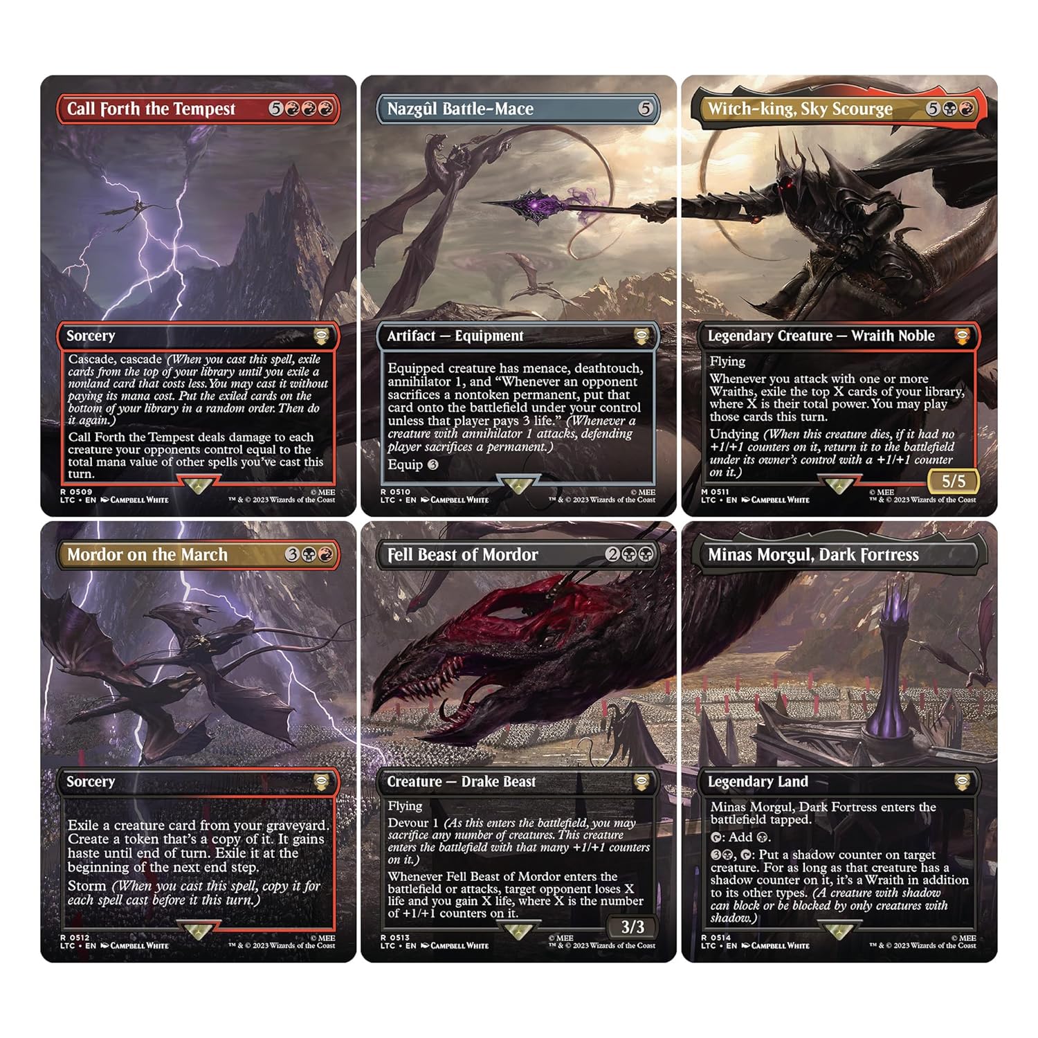 Magic: The Gathering The Lord of the Rings: Tales of Middle Earth - Flight of the Witch-King Scene Box - Wizards of the Coast
