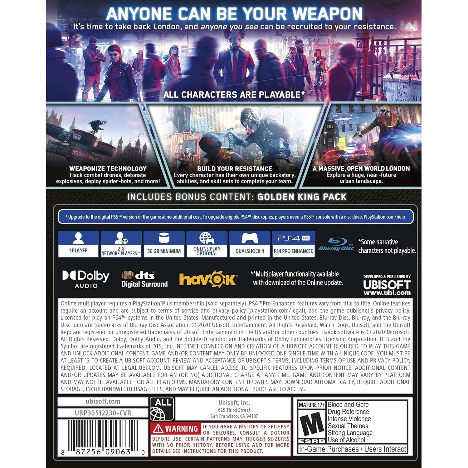 Watch Dogs: Legion - PlayStation 5, PlayStation 4 - Ubisoft