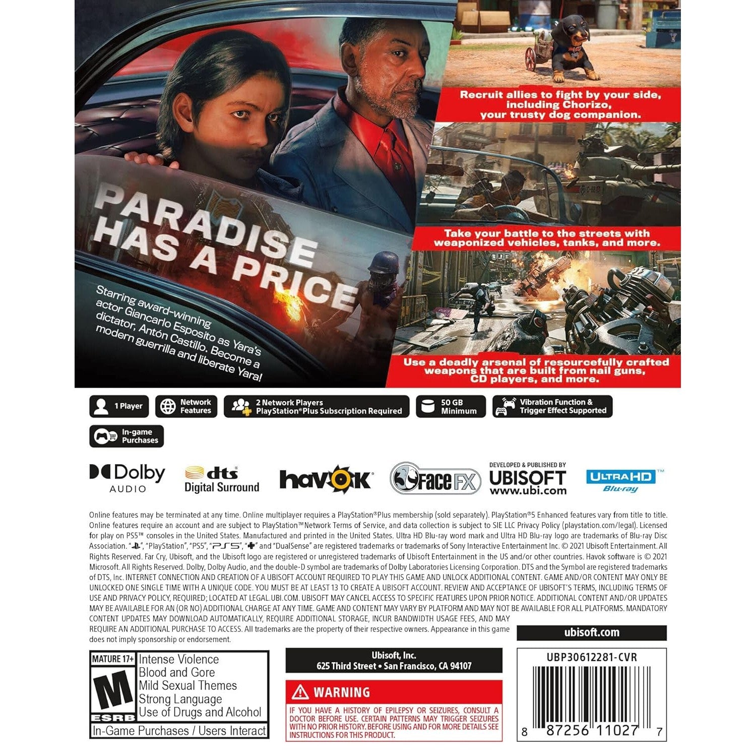 Far Cry 6 Standard Edition - PlayStation 5 - Ubisoft