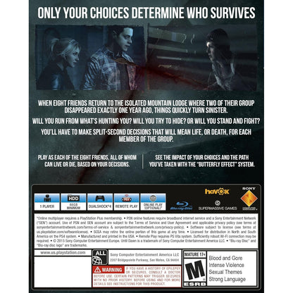 Until Dawn - PlayStation 4