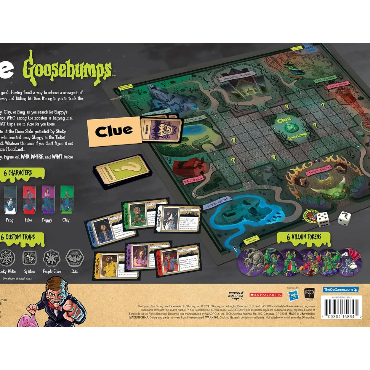 Clue: Goosebumps Edition Board Game - USAopoly