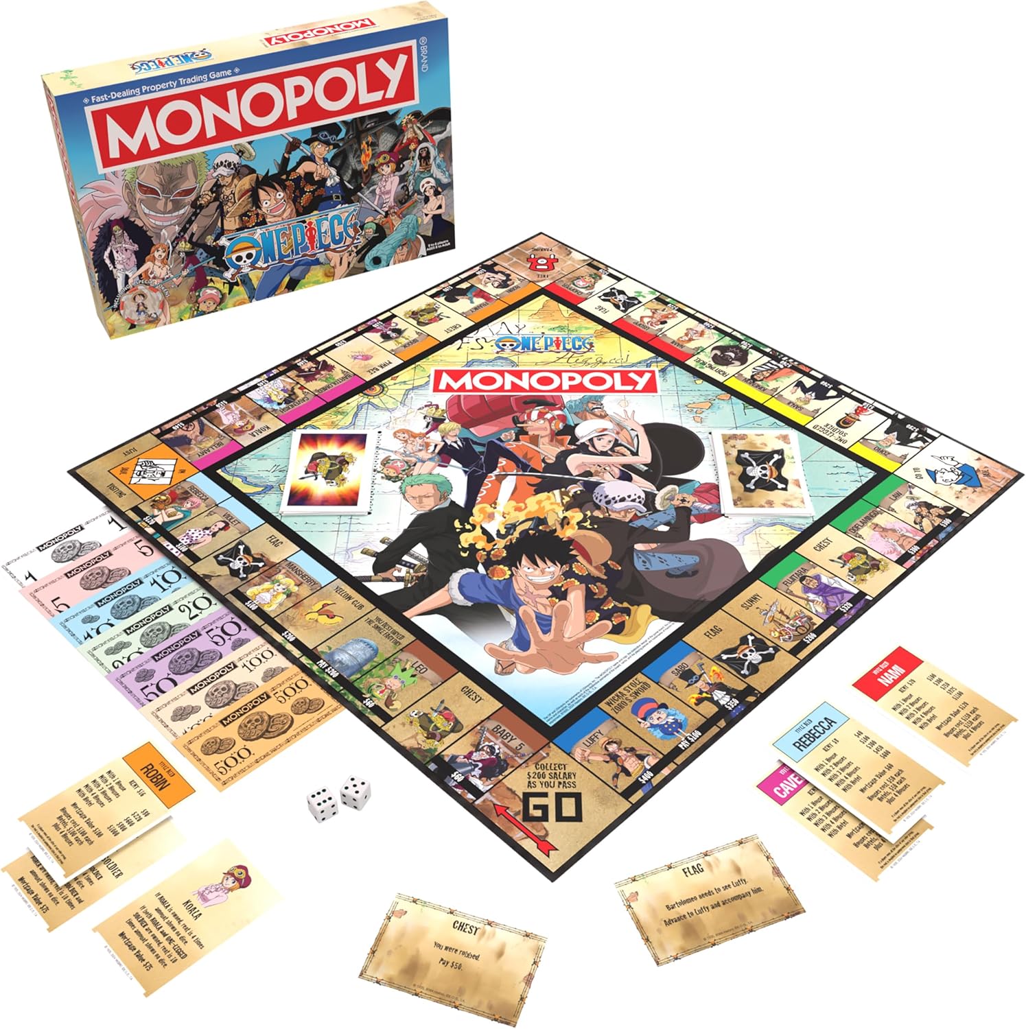 Monopoly: One Piece Edition Board Game - USAopoly