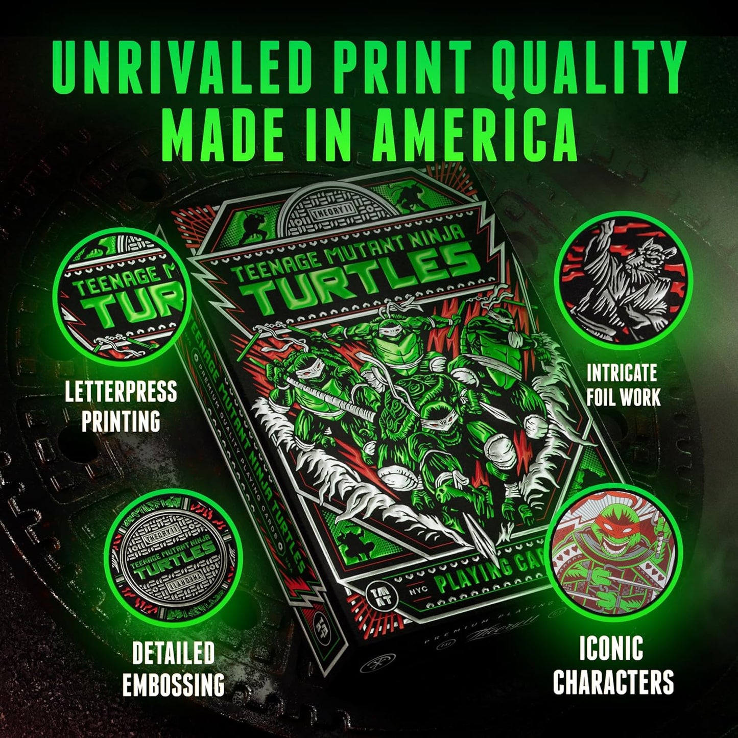 Teenage Mutant Ninja Turtles Playing Cards - theory11
