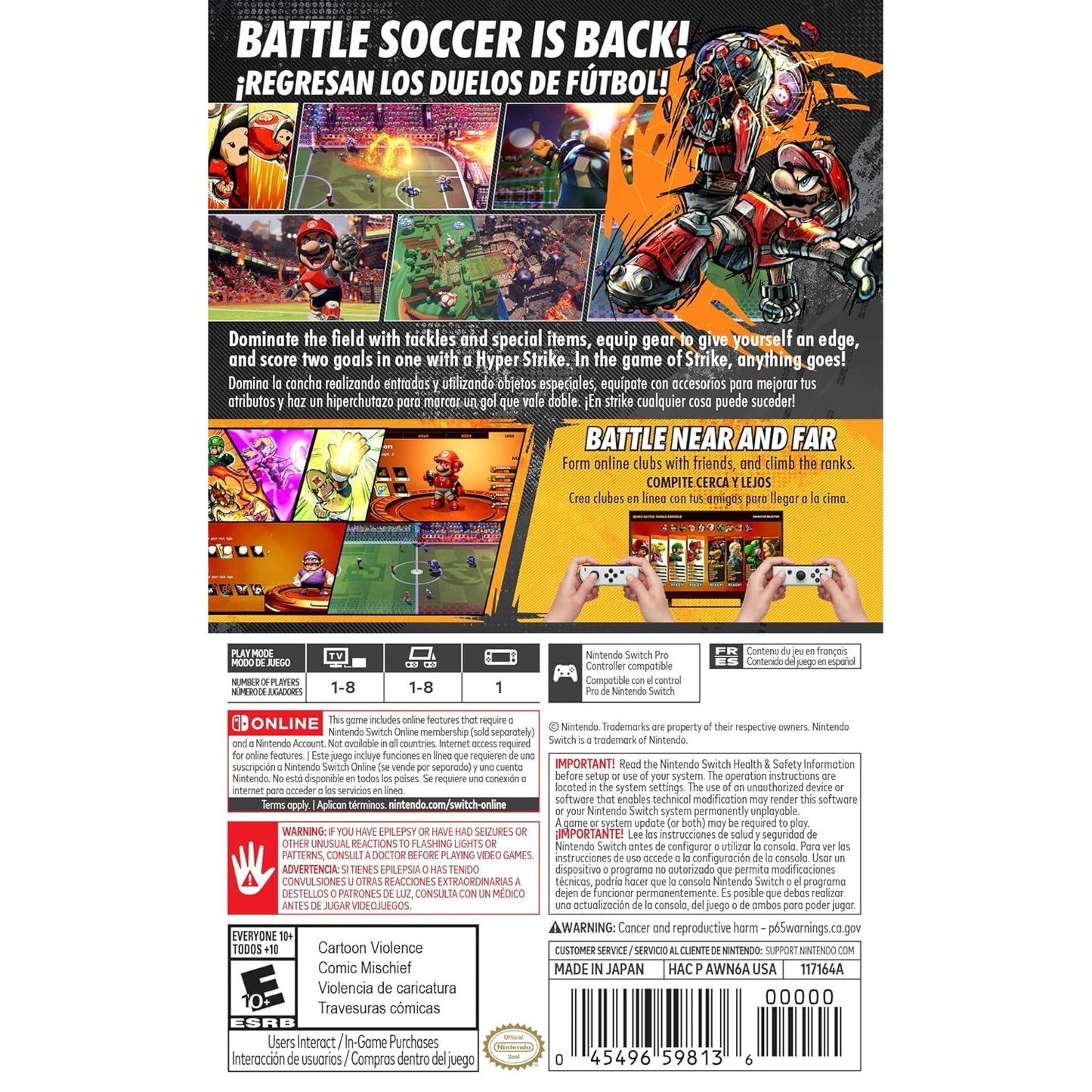 Mario Strikers: Battle League - Nintendo Switch