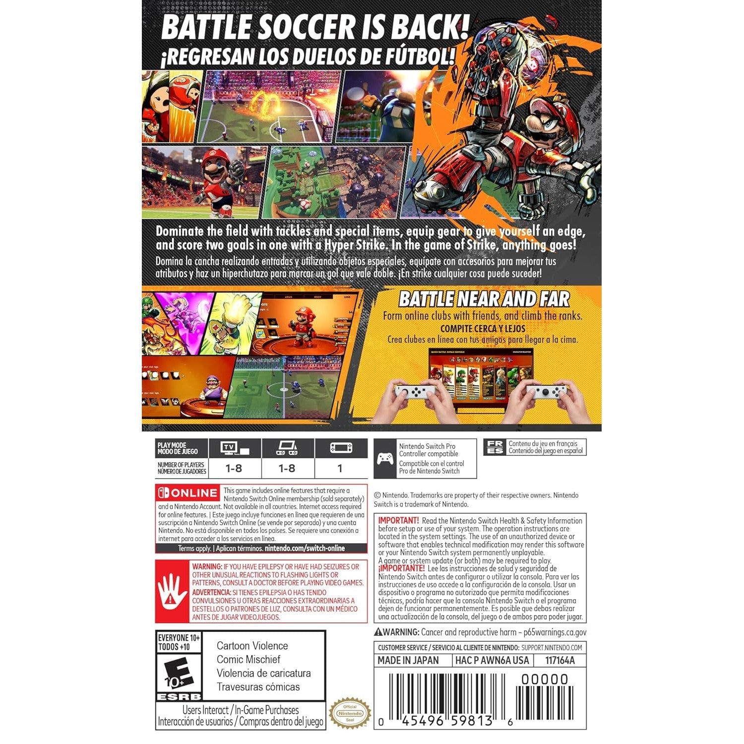 Mario Strikers: Battle League - Nintendo Switch