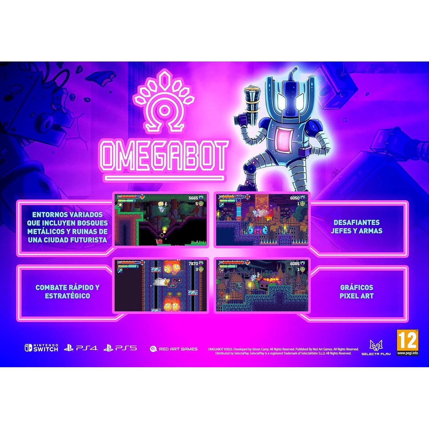 Omegabot - Nintendo Switch - Red Art Games EU Import