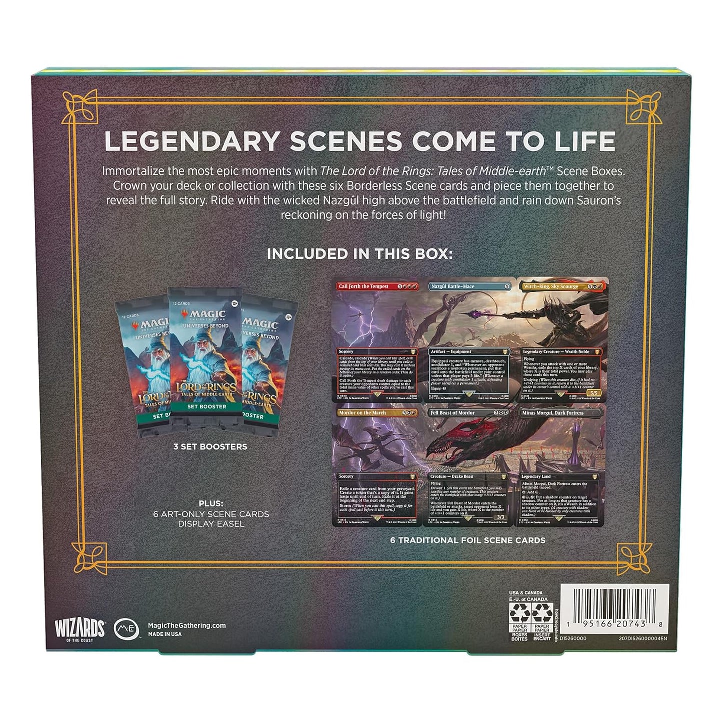 Magic: The Gathering The Lord of the Rings: Tales of Middle Earth - Flight of the Witch-King Scene Box - Wizards of the Coast