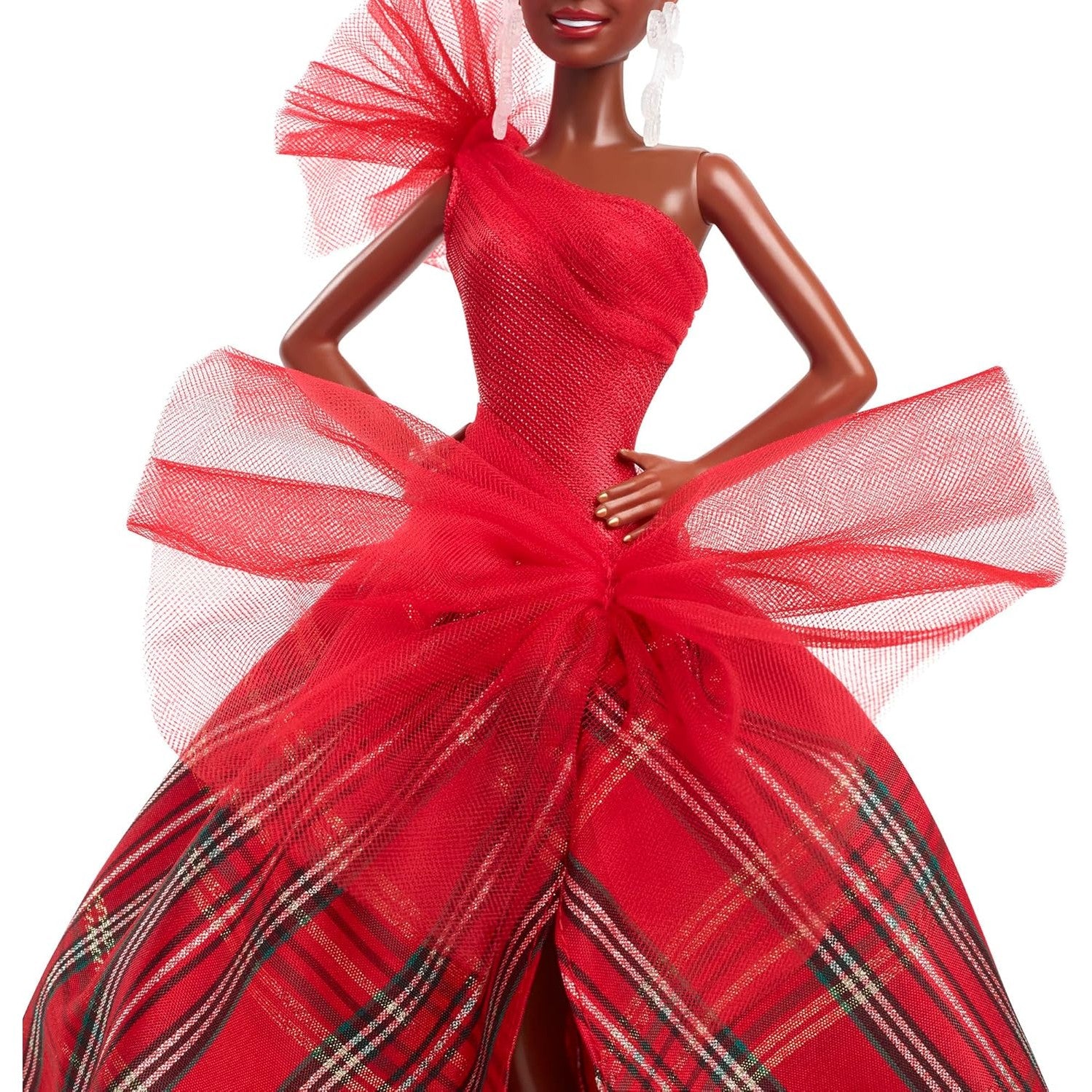 2024 Holiday Barbie Doll (Black with Brown Hair, Plaid Dress) - Mattel JustPressPlayOnline 2024 Holiday Barbie Doll (Black with Brown Hair, Plaid Dress) - Mattel JustPressPlayOnline