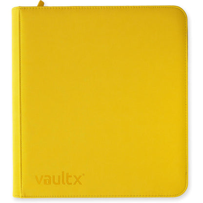 Exo-Tec Zip Binder TCG Card Album - XL, Yellow, 26 Pages, 12 Pocket - Vault X